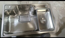 浪鲸（SSWW）洗菜盆大单槽水槽洗菜池一体盆304不锈钢厨房多功能日式大单槽 拉丝70*48水槽【不含龙头】 实拍图