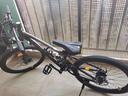 兰令软尾山地自行车成年人变速碟刹越野骑行男女学生双减震单车 魅影灰【前后培林花鼓+软尾双减震+内走线】 24英寸(145-165cm身高) 24速 实拍图