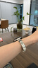 Apple/苹果 Watch Series 10 智能手表GPS款46毫米玫瑰金色铝金属表壳淡桃粉色运动型表带M/L MX2A3CH/B 实拍图