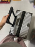 狄斯顿保罗  铝框行李箱男女新款拉杆箱万向轮拉杆箱大容量旅行箱登机密码箱 亮银色-加厚合金框【箱体可坐人】 26英寸 实拍图