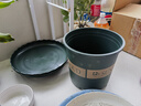 墨斗鱼加仑花盆矮款3加仑*3 简约办公花卉绿萝绿植加厚塑料树脂盆带托盘 实拍图