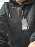 京东京造摇粒绒外套男冲锋衣内胆夹克羊羔绒立领保暖男士外套黑色 XL 实拍图