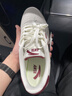 安踏男鞋小白鞋子男款冬季新款皮面防泼水板鞋防滑休闲鞋男士运动鞋 【网红爆款】象牙白/绛红色 43 【正品保障 假一罚十】 实拍图
