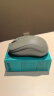 罗技（Logitech）M221 轻音鼠标 无线鼠标 办公鼠标 对称鼠标 带无线微型接收器 薄荷绿 实拍图