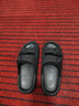 海澜之家（HLA）男鞋时尚透气户外休闲凉拖鞋舒适增高HAALXM2EBK143 黑色42 实拍图