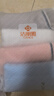 洁丽雅（Grace）纯棉绣花洗脸巾简约素雅面巾擦脸洁面毛巾四条装 红*兰*白*灰 实拍图