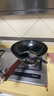 九阳（Joyoung）炒锅铁锅无涂层精铁锅炒菜锅炉灶通用32cm带盖CF32-C121 实拍图