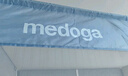 美朵嘉（MEDOGA）A类婴儿防摔围栏蚊帐架1.8x2三开门家用回底夜光蓝【抑菌面料】 实拍图