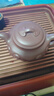 京东京造 宜兴紫砂壶手工茶壶【原矿清水泥】煮泡茶具 仿古如意300ml礼盒 实拍图