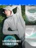 蕉下（beneunder）冰丝防晒衣服男外套防紫外线凉感透气户外钓鱼AL106深蓝灰S 实拍图