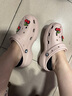 crocs卡骆驰厚底云朵洞洞鞋时尚百搭户外沙滩鞋女鞋|206750 石英粉-6UR（含智必星） 35 (220mm) 实拍图