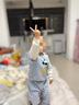 巴拉巴拉童装宝宝长袖套装婴儿衣服男童女童两件套2025春装萌208125104202 实拍图