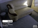 百朝子乌金木沙发皮艺新中式欧式轻奢客厅转角沙发现代别墅123组合家具 3+贵妃【305*180*93CM 】 组合 实拍图