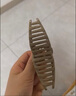 极森家【三件套】发夹ins时尚博主交叉抓夹发饰简约发抓复古网红 咖色（11CM） 实拍图