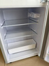 长城（GREAT WALL FRIDGE）家用迷你小冰箱小型冷冻冷藏保鲜宿舍出租房办公室节能省电双开门电冰箱 银色108L【一级能效 全国联保】 实拍图
