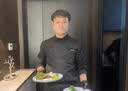 丽都依臣厨师工作服 白色长袖秋款厨师服单上衣酒店食堂餐饮厨师工作服男女吸汗透气 实拍图