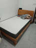 原始原素全实木床1.8米x2米现代简约主卧双人床纯实木榫卯大床L701D 低体-原木色1.2床+床垫20cm 大板床 实拍图