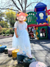 G.duck童装女童爱莎公主裙夏季洋气儿童裙子夏季礼服裙小女孩六一表演服 粉色裙子 110 (建议100cm 4-5岁左右)cm 实拍图