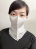 Babysir防晒口罩女遮脸防晒面罩夏季护颈护眼角开车户外防紫外线口罩灰色 实拍图