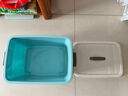 京东物流 手提收纳箱带盖储物盒加厚塑料整理箱车载家用玩具收纳 浅蓝色 大号 38*26*21cm 实拍图