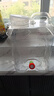 拜杰水桶手提式纯净水桶矿泉水桶饮水桶带龙头大容量自驾游户外储水桶 透明食品级pc材质【15升+水管】 实拍图