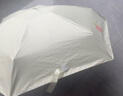 天堂 防紫外线阳伞五折 小巧便携水果伞折叠结实晴雨两用女 奶酪色 实拍图
