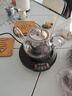 一品工坊 耐高温加厚玻璃茶壶过滤耐热泡茶壶花茶壶家用茶具茶杯套装 如意壶白把 600ml 实拍图