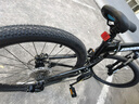 EROADE德国折叠山地自行车男成人青少年学生超轻便携铝合金越野变速赛车 黑色【宙马X2】全铝合金双油碟 26寸-适合身高165-180cm 24速 实拍图