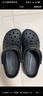 卡骆驰（CROCS）洞洞鞋贝雅男鞋女鞋轻便耐磨一脚蹬拖鞋休闲鞋|10126 【预售】黑色-001 41 /42(260mm) 实拍图