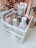 静闲居化妆品收纳盒桌上收纳柜抽屉式置物架多层书桌护肤品学生文具收纳 基础款【送贴纸】3抽屉+1置物 实拍图