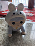 迪漫奇婴儿电动爬娃玩具趣味学爬早教音乐启蒙爬行跳舞抬头训练兔子蓝色 实拍图