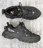 斐乐（FILA）休闲鞋猫爪鞋5代运动鞋春季新款男鞋老爹鞋 黑-BK 42.5 实拍图