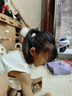 百图betu女装2025夏季新款连衣裙花边拼接设计间色条纹 裙子女2503D02 黑白条 L 实拍图