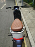立马电动摩托车MINI 80公里长续航1200W电机60V20Ah铅酸电池外卖家用舒适出行电动车 梦幻白 实拍图