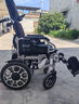 好哥（haoge）电动轮椅老年人专用智能全自动轻便可折叠旅行残疾人代步车W680 全躺6减震【远程遥控+语音播报】锂电12A 实拍图