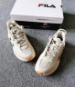 FILA FUSION潮牌斐乐女鞋BUBBLE泡泡鞋时尚百搭休闲鞋运动鞋女 米色-AG经典款 厚底增高 36.5 晒单实拍图