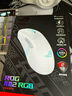 ROG月刃2RGB 无线三模游戏鼠标 AimPoint Pro传感器 支持无线8K 轻量化设计 三区RGB灯效 月耀白 实拍图