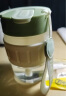 物生物（RELEA）玻璃杯水杯大容量男女士咖啡杯吸管杯泡茶杯送女友杯子520节礼物 实拍图