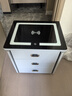 虎牌保险柜家用智能床头保险柜隐形式无线充电小型全钢防盗一体隐藏式保险箱 奢华系列-抽屉指纹锁款 【标配】浅灰（无线充+三色灯+感应灯+抽屉指纹锁） 指纹款保险柜（指纹/密码/钥匙解锁） 实拍图