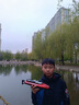 优迪玩具（UdiR/C）遥控船快艇高速游艇电动户外水上玩具船模型飞艇赛艇轮船儿童礼物 中号34厘米-红色-3个充电电池 实拍图