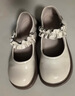 富罗迷女童皮鞋春秋季新款方口透气软底单鞋儿童校园演出鞋 米色 33  实拍图