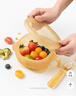 新安怡（AVENT）宝宝学吃饭训练辅食碗硅胶餐具婴儿专用吸盘防摔防烫 琥珀金-加盖版 晒单实拍图