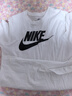 耐克(NIKE)男短袖T恤 纯棉 运动休闲 舒适百搭 AR5005-101 白色L 实拍图
