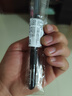 斑马牌（ZEBRA）中性笔 0.5mm子弹头签字笔 学生标记笔走珠水性笔 C-JJ100 JELL-BE 黑色 单支装 实拍图