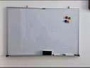 得力高端系列90*60cm易擦磁性办公教学悬挂式小白板悬挂家用儿童写字板黑板 含白板擦/笔/磁钉 7844 实拍图
