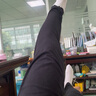 松山棉店女士舒适休闲裤夏季薄荷罗纹凉感防蚊冰丝宽松显瘦阔腿裤 收口-黑色 L (165) 实拍图