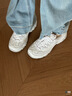 斯凯奇（Skechers）女鞋蕾丝熊猫鞋厚底增高百搭休闲运动经典复古老爹鞋11959 白色/WHT 37 实拍图