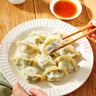 思念素水饺韭菜鸡蛋口味1kg约50只 速冻饺子蒸饺煎饺早餐食品 实拍图