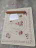 展艺 硅胶揉面垫套装 50cm揉面垫+榉木擀面杖+切面刀 包饺子擀面皮 实拍图