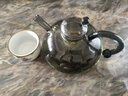 高茗鼠尾玻璃煮茶壶2024新款电陶炉煮茶器财鼠高档加厚茶水分离泡茶壶 财鼠壶【单壶】 550ml 实拍图